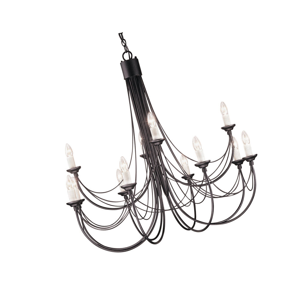 Piekaramā lampa Elstead Lighting Carisbrooke CB12-BLACK цена и информация | Piekaramās lampas | 220.lv