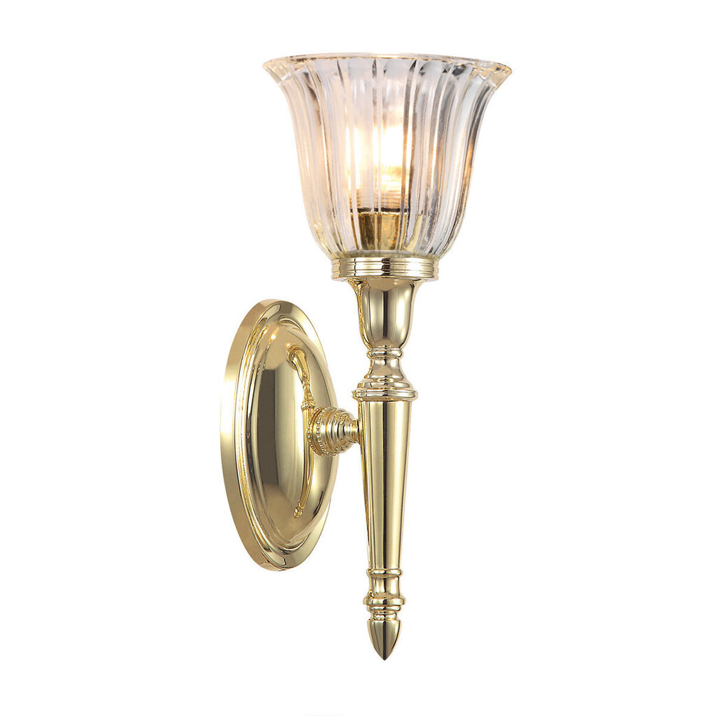 Sienas lampa Elstead Lighting Dryden BATH-DRYDEN1-PB cena un informācija | Sienas lampas | 220.lv