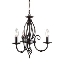 Подвесной светильник Elstead Lighting Artisan ART3-BLACK цена и информация | Люстры | 220.lv