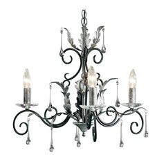 Piekaramā lampa Elstead Lighting Amarilli AML3-BLK-SILVER цена и информация | Люстры | 220.lv