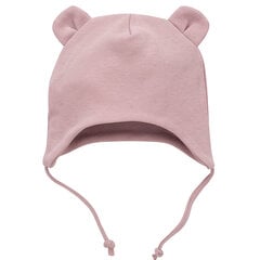 Bērnu cepure, rozā, 1-02-2208-17-1074 цена и информация | Шапки, перчатки, шарфики для новорожденных | 220.lv