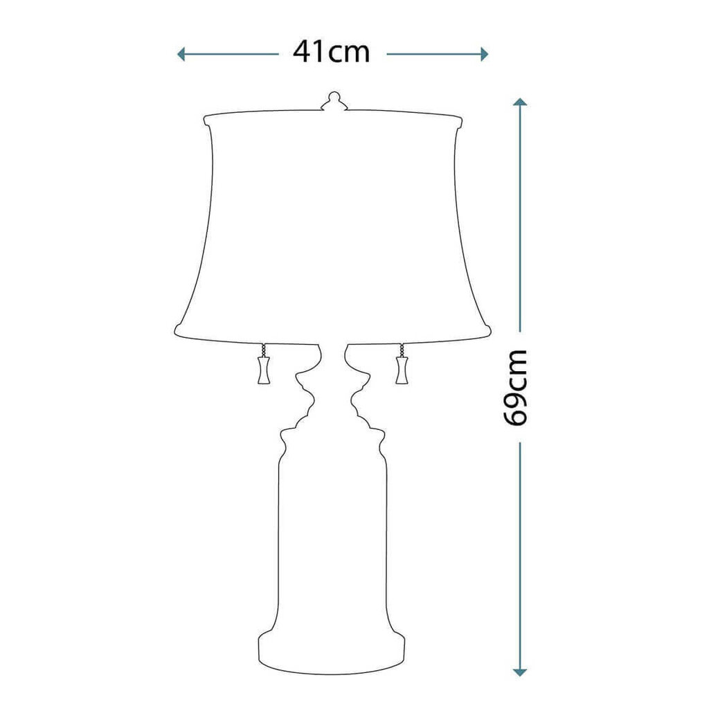 Galda lampa Elstead Lighting Stateroom FE-STATEROOM-TL-AN cena un informācija | Galda lampas | 220.lv