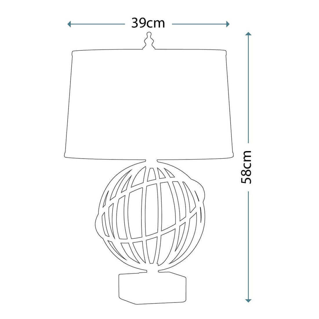 Galda lampa Elstead Lighting Spencer FE-SPENCER-TL cena un informācija | Galda lampas | 220.lv