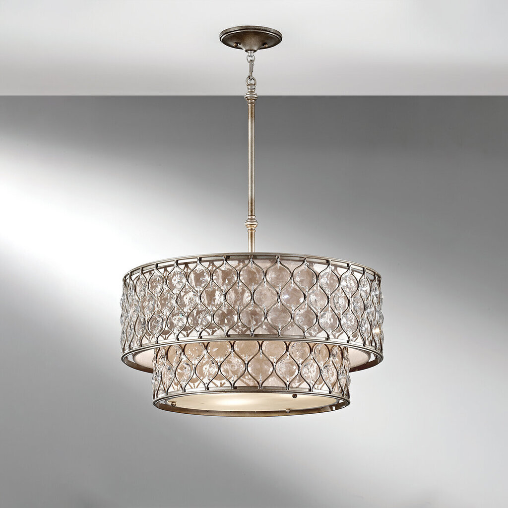 Piekaramā lampa Elstead Lighting Lucia FE-LUCIA-P-E-2TR цена и информация | Lustras | 220.lv