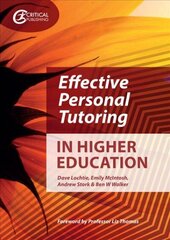 Effective Personal Tutoring in Higher Education cena un informācija | Sociālo zinātņu grāmatas | 220.lv