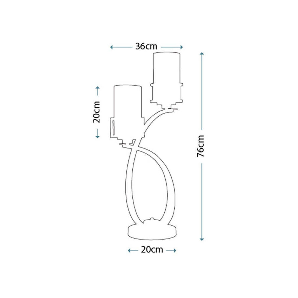 Galda lampa Elstead Lighting Kyle QZ-KYLE-TL cena un informācija | Galda lampas | 220.lv