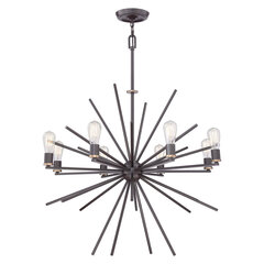 Подвесной светильник Elstead Lighting Uptown carnegie QZ-CARNEGIE8 цена и информация | Настенный/подвесной светильник Eye Spot 11 BL, чёрный | 220.lv