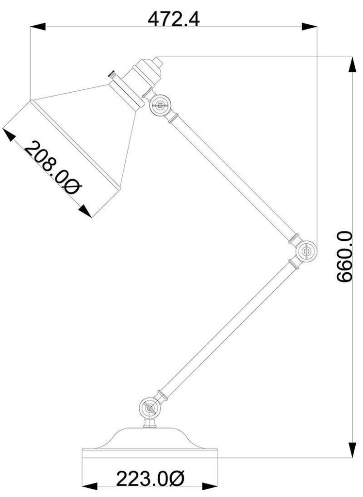 Galda lampa Elstead Lighting Provence PV-TL-OB цена и информация | Galda lampas | 220.lv