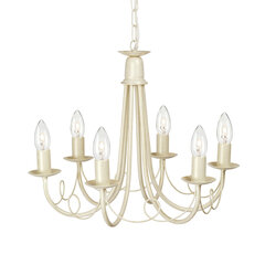 Piekaramā lampa Elstead Lighting Minster MN6-IV-GOLD cena un informācija | Lustras | 220.lv