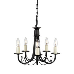 Подвесной светильник Elstead Lighting Minster MN5-BLACK цена и информация | Люстры | 220.lv