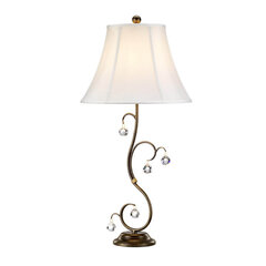 Настольная лампа Elstead Lighting Lunetta LUN-TL-BRONZE цена и информация | Настольные лампы | 220.lv
