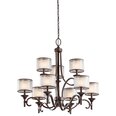 Piekaramā lampa Elstead Lighting Lacey KL-LACEY9-MB