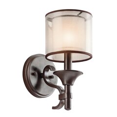 Sienas lampa Elstead Lighting Lacey KL-LACEY1-MB cena un informācija | Sienas lampas | 220.lv
