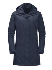 Женская куртка JACK WOLFSKIN Madison Avenue, темно-синяя цена и информация | Женские куртки | 220.lv