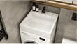 Izlietne virs veļas mazgājamās mašīnas Tallinn, 60,3x59,8 cm, balta цена и информация | Izlietnes | 220.lv