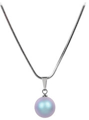 Levien Lovely Pearl Iridescent Light Blue pērļu kaklarota cena un informācija | Kaklarotas | 220.lv