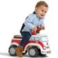 Automašīna Vintage Minivan Ride On, sarkana ar baltu cena un informācija | Rotaļlietas zīdaiņiem | 220.lv