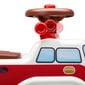 Automašīna Vintage Minivan Ride On, sarkana ar baltu cena un informācija | Rotaļlietas zīdaiņiem | 220.lv