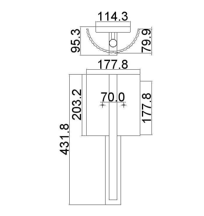 Sienas lampa Elstead Lighting Freeport KL-FREEPORT-BATH цена и информация | Sienas lampas | 220.lv