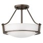 Griestu lampa Elstead Lighting Hathaway HK-HATHAWAY-SFSB cena un informācija | Griestu lampas | 220.lv