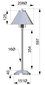 Galda lampa Elstead Lighting Provence PV-SL-CPR cena un informācija | Galda lampas | 220.lv