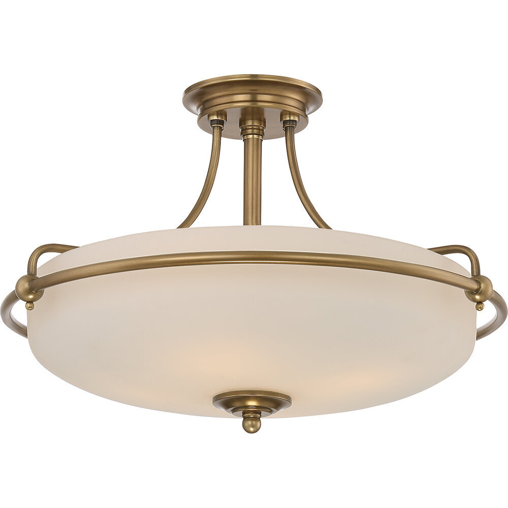 Griestu lampa Elstead Lighting Griffin QZ-GRIFFIN-SFM-WS цена и информация | Griestu lampas | 220.lv