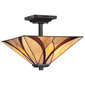 Griestu lampa Elstead Lighting Asheville QZ-ASHEVILLE-SF cena un informācija | Griestu lampas | 220.lv