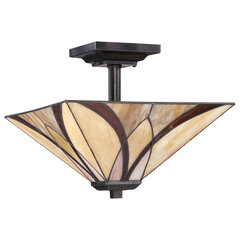 Griestu lampa Elstead Lighting Asheville QZ-ASHEVILLE-SF цена и информация | Потолочные светильники | 220.lv