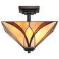 Griestu lampa Elstead Lighting Asheville QZ-ASHEVILLE-SF cena un informācija | Griestu lampas | 220.lv