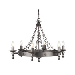 Подвесной светильник Elstead Lighting Warwick WR6-GRAPHITE цена и информация | Люстры | 220.lv