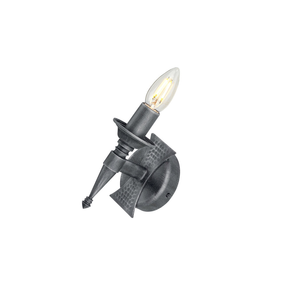 Sienas lampa Elstead Lighting Saxon SAX1-BLK-SIL cena un informācija | Sienas lampas | 220.lv