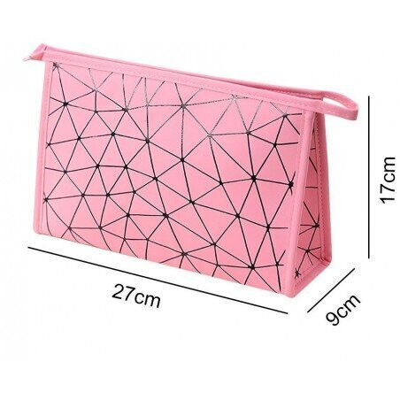 Sieviešu kosmētikas somiņa, rozā цена и информация | Kosmētikas somas, spoguļi | 220.lv