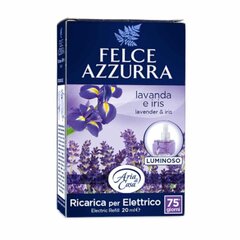 Elektriskā gaisa atsvaidzinātāja rezerve, Felce Azzurra Lavander & Iris, 20 ml cena un informācija | Gaisa atsvaidzinātāji | 220.lv