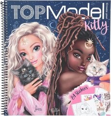 Krāsojamā grāmata TOPMODEL Create Your Kitty 11663 cena un informācija | Krāsojamās grāmatas | 220.lv