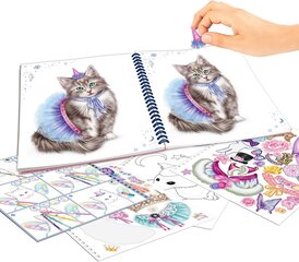 Krāsojamā grāmata TOPMODEL Create Your Kitty 11663 цена и информация | Книжки - раскраски | 220.lv