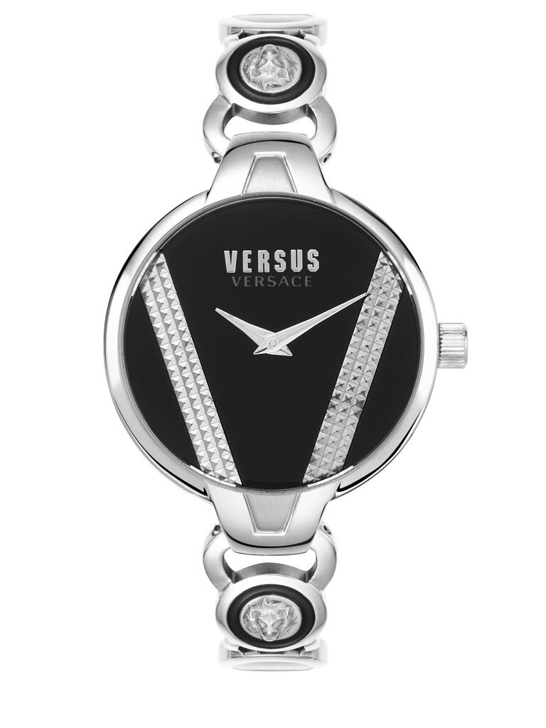 Versus Versace Saint Germain VSPER0119 (sudrabs/melns) 36 MM — sieviešu pulkstenis цена и информация | Sieviešu pulksteņi | 220.lv