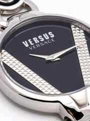 Versus Versace Saint Germain VSPER0119 (sudrabs/melns) 36 MM — sieviešu pulkstenis cena un informācija | Sieviešu pulksteņi | 220.lv