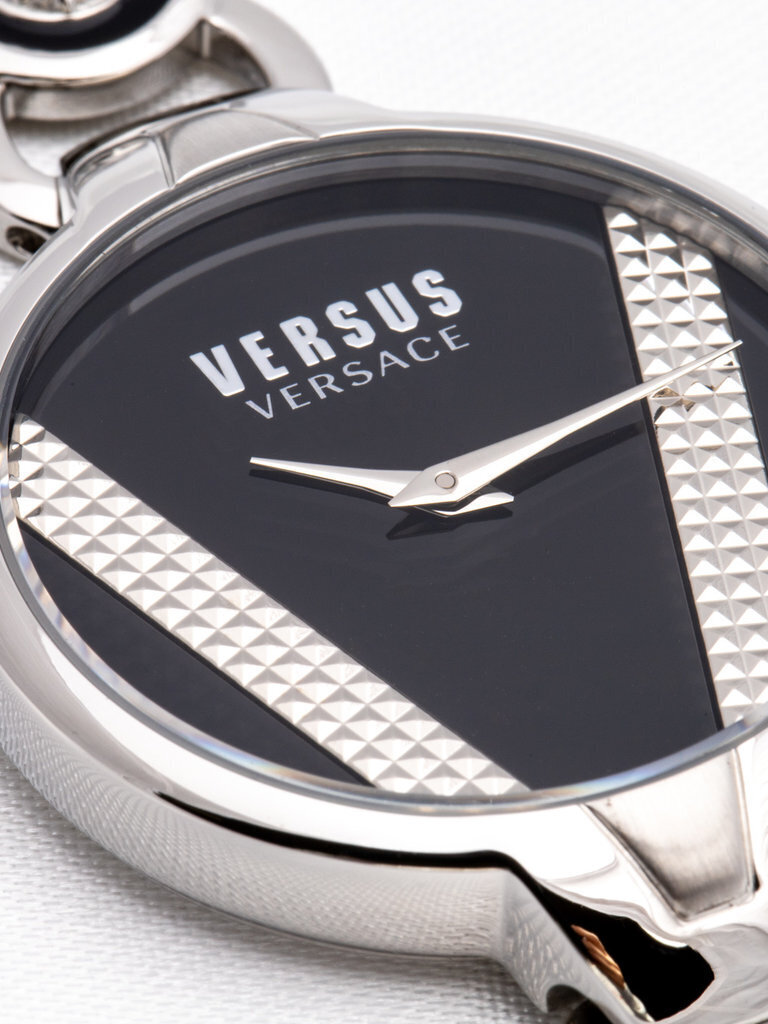 Versus Versace Saint Germain VSPER0119 (sudrabs/melns) 36 MM — sieviešu pulkstenis цена и информация | Sieviešu pulksteņi | 220.lv
