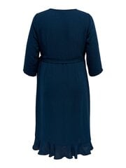 Женское платье Only Carmakoma, 15280288*01, тёмно-синее, 5715366166172 цена и информация | Платья | 220.lv