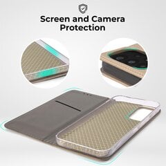 Чехол-книжка Moozy Flip Case, Samsung Galaxy A33 5G, золотой цена и информация | Чехлы для телефонов | 220.lv