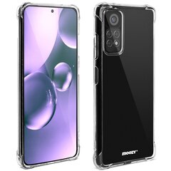 Ударопрочный силиконовый чехол Moozy для Xiaomi Redmi Note 11 Pro 5G, Xiaomi Redmi Note 11 Pro, прозрачный цена и информация | Чехлы для телефонов | 220.lv