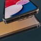 Moozy Xframe Triecienizturīgs vāciņš telefonam Samsung Galaxy A13 – divu krāsu caurspīdīgs hibrīda vāciņš ar melnu triecienu absorbējošu TPU apmali cena un informācija | Telefonu vāciņi, maciņi | 220.lv