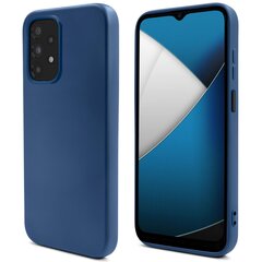 Moozy Lifestyle telefona vāciņš saderīgs ar Samsung Galaxy A13 – augstvērtīga silikona apvalks ar matētu virsmu un mīkstu mikrošķiedras oderi, Pusnakts zils cena un informācija | Telefonu vāciņi, maciņi | 220.lv