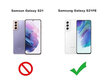 Komplekts - silikona vāciņš Samsung Galaxy S21 FE (real liquide silicone Easy Clean) sarkans - Red Candy + aizsargstikls Superior 5D cena un informācija | Telefonu vāciņi, maciņi | 220.lv