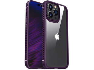 Чехол Clear PC Antishock для Apple iPhone 14 Pro Max, фиолетовый цена и информация | Чехлы для телефонов | 220.lv