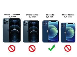 Силиконовый чехол Rock'it для Apple iPhone 12, синий цена и информация | Чехлы для телефонов | 220.lv