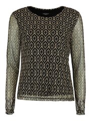 Женская блузка Zabaione EVI PL*01, черный/бежевый цвет, 4067218354635 цена и информация | Женские блузки, рубашки | 220.lv