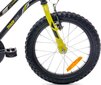 Bērnu velosipēds Sun Baby Tiger Bike 16, melns/dzeltens цена и информация | Velosipēdi | 220.lv