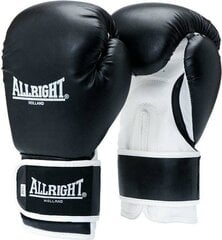 Боксерские перчатки Allright POWER GEL 12oz черный, белый цвет цена и информация | Боевые искусства | 220.lv