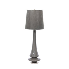 Galda lampa Elstead Lighting Spin SPIN-TL-GREY cena un informācija | Galda lampas | 220.lv